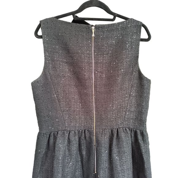 NWT Kate Spade Tweed Fit and Flare Dress with pockets   Size 14 Fully lined - Picture 3 of 6
